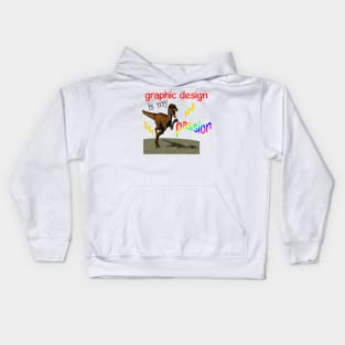 Graphic design is my passion Kids Hoodie